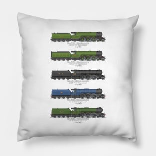 Flying Scotsman 1925-1962 Pillow