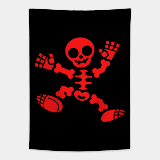 Skeleton Jig - Red Edition Tapestry