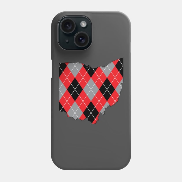 Argyle Ohio (scarlet/gray) Phone Case by jayMariah