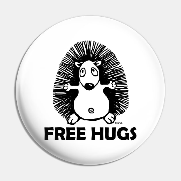 Free Hugs Pin by NewSignCreation