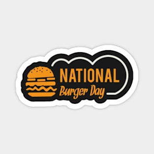 National burger Day, burger, food, hamburger, day, national Magnet