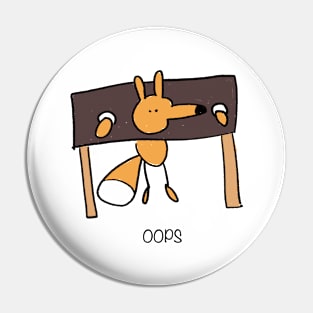 Convicted Medieval Fox Pin