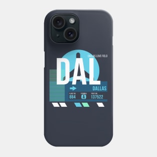 Dallas (DAL) Airport // Sunset Baggage Tag Phone Case