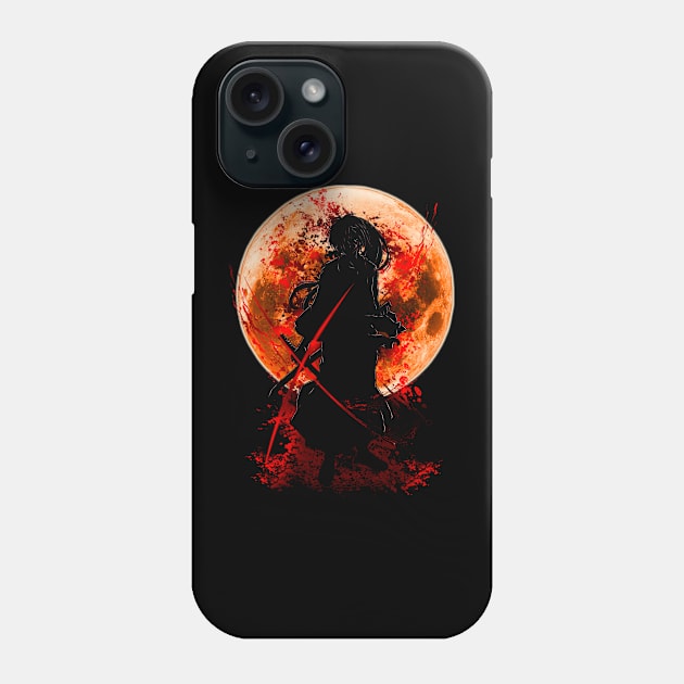 The Samurai Silhouette Phone Case by rollout578