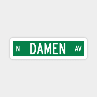 Damen Ave - Chicago Street Sign Magnet