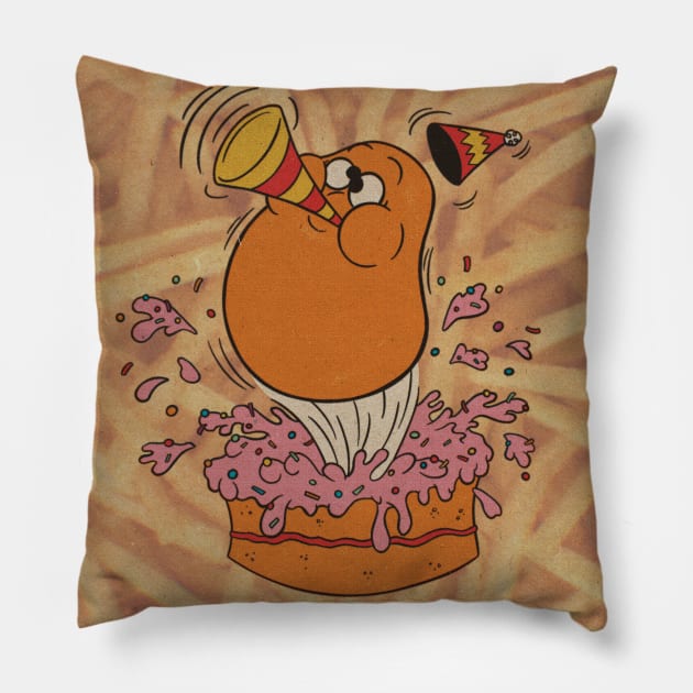 McNugget B-Day Pillow by Legend of Louis Design Co.