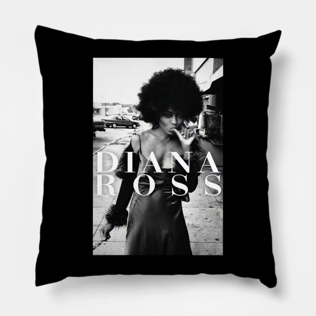 diana ross Pillow by shout bay_city