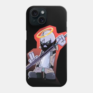 fnf madness combat jebus graffiti Phone Case