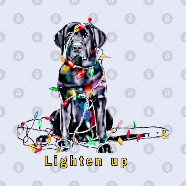 Lighten up Black Labrador by ZogDog Pro