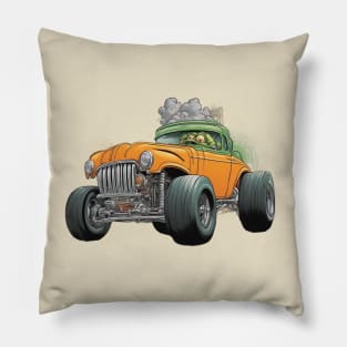 Monster Hot Rod Pillow