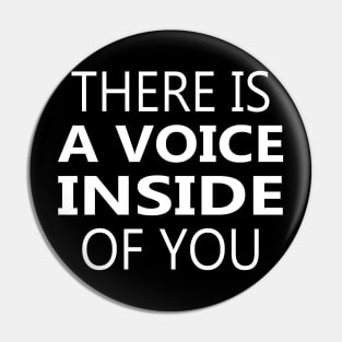 There is a voice inside of you | Unity Day Pin