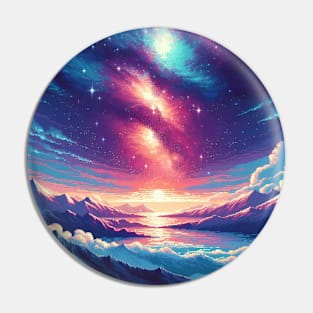 Galaxy Sky Pin