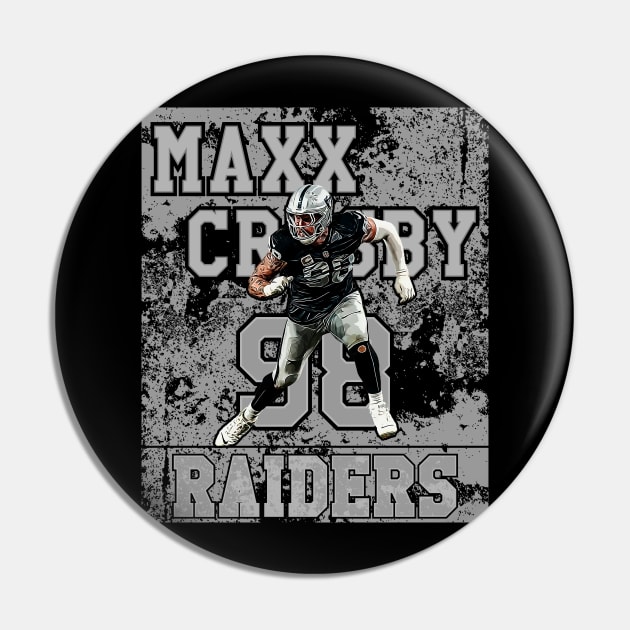 Maxx Crosby || Raiders Pin by Aloenalone