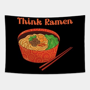 Think ramen ramyun ramyeon. Pasta Noodle lovers Tapestry