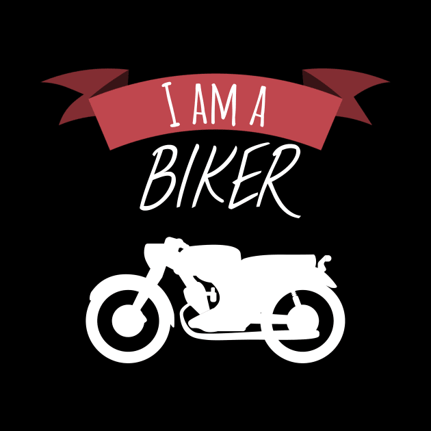 Motorcycle I am a biker by maxcode