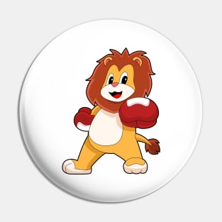 Lion Boxer Boxing gloves Boxing Pin