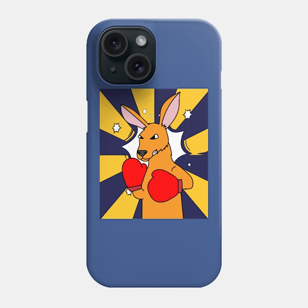 Boxing Glove Boxing Kangaroo Fighting Phone Case by flofin