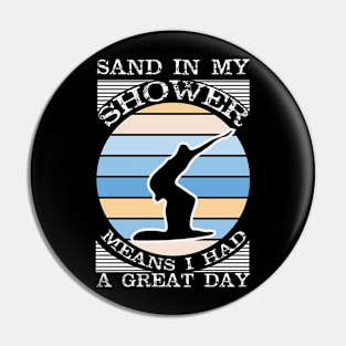 surfboard hobby slogan saying Pin