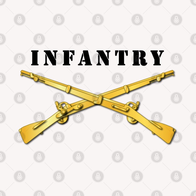 Army - Infantry Br - Crossed Rifles with Text by twix123844