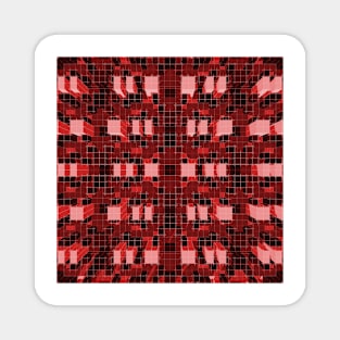 Automatta 3D Red pattern design Magnet