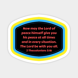 Bible Verse 2 Thessalonians 3:16 Magnet