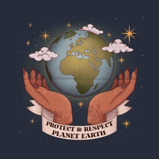 Protect and Respect Planet Earth T-Shirt