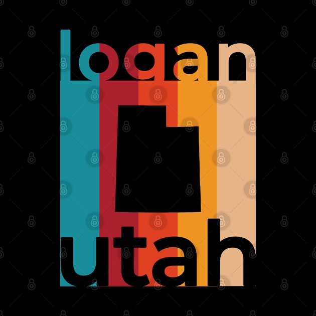 Logan Utah Retro by easytees