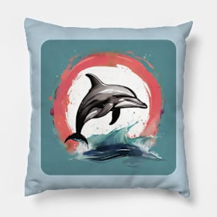 Dolphin Lover Gift,, Animal design, Dolphin Gift Pillow