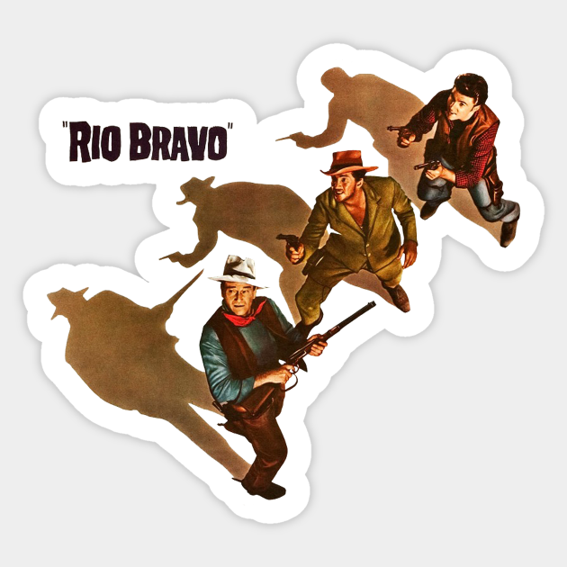 Rio Bravo Movie Poster Rio Bravo 1959 Autocollant Teepublic Fr