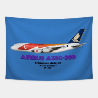 Airbus A380-800 - Singapore Airlines "SG50 Colours" Tapestry