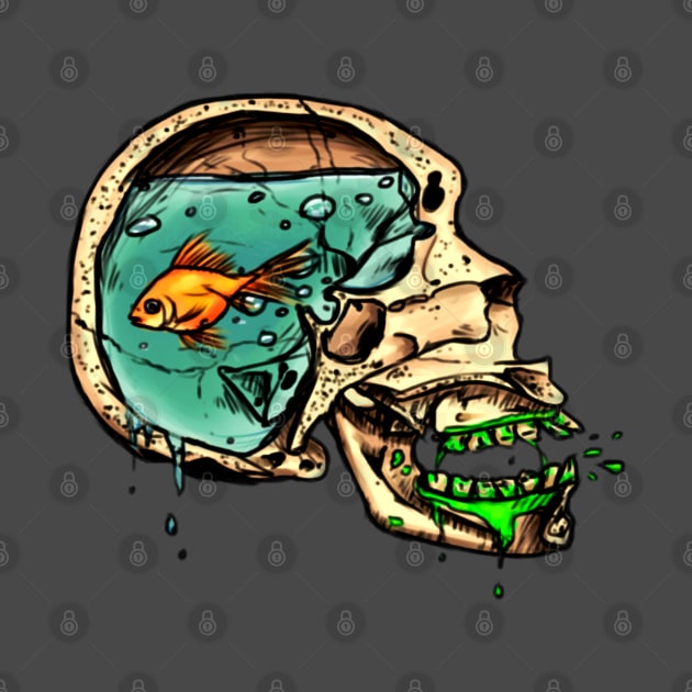 Aqua skull by NerdsbyLeo