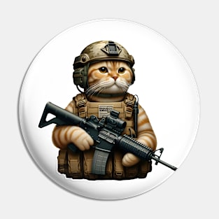 Tactical Cat Pin