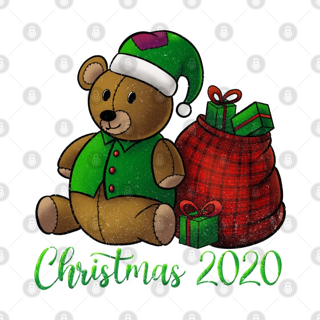 Christmas Bear With Gifts by HHT