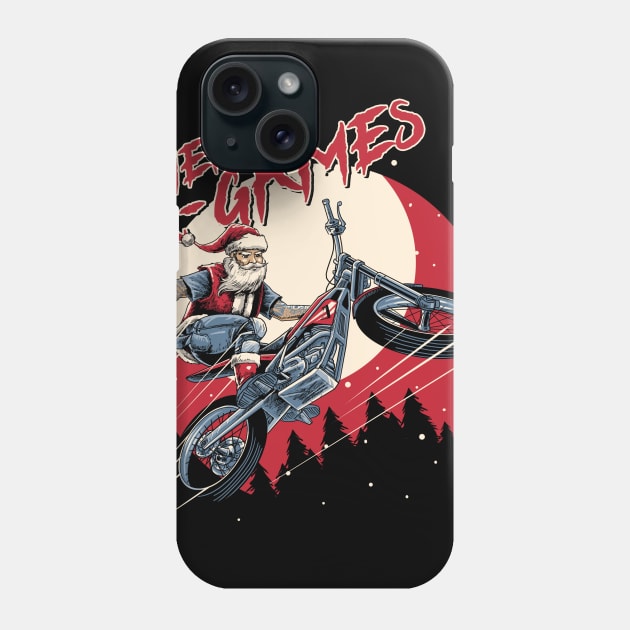 Santa X Games Phone Case by akawork280