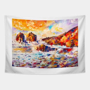 Mediterranean Seascape Tapestry