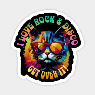 Rock & Disco Cat Magnet