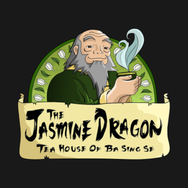 Jasmine Dragon Tea Shop Shirt, Avatar the Last Airbender TShirt, Uncle