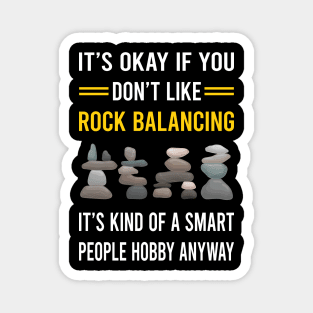 Smart People Hobby Rock Balancing Stone Stones Rocks Stacking Magnet