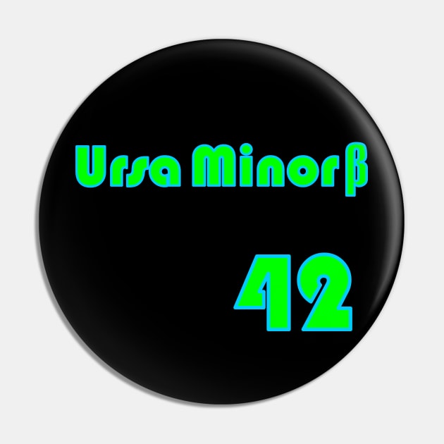 Ursa Minor Beta 42 Baseball Jersey Pin by IORS