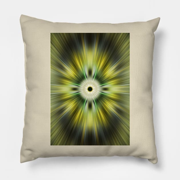 Yellow Seer Pillow by randymir