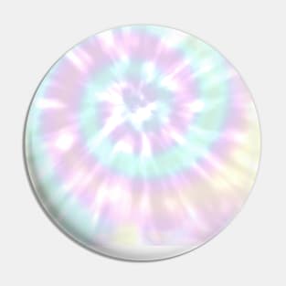 Pastel Rainbow Tie Dye - Aesthetic Pink, Yellow, Lilac, Mauve, Peach and Light Green Pin