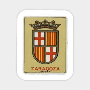 Zaragoza | Spain Gift | Spanish | Zaragoza travel | Vintage Magnet