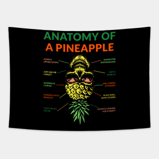 Anatomy of a pineapple Tapestry