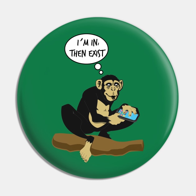 thinking Pin by retrocolorz