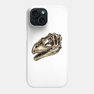 Dinosaur Skull Carcharodontosaurus Sticker Phone Case