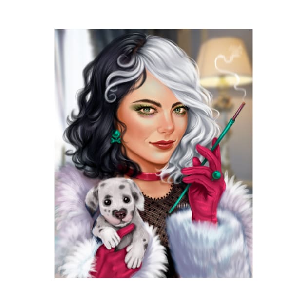 Cruella de Vil by helen_morgun