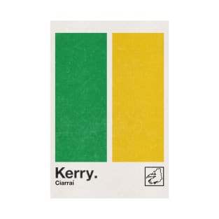 County Kerry / Original Retro Style Minimalist Poster Design T-Shirt