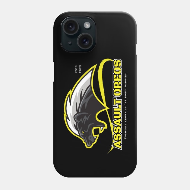 Assault Oreos Honey Badger Team Design Phone Case by WildScience