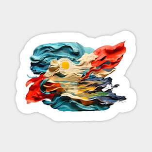 Abstract design artwrk Magnet