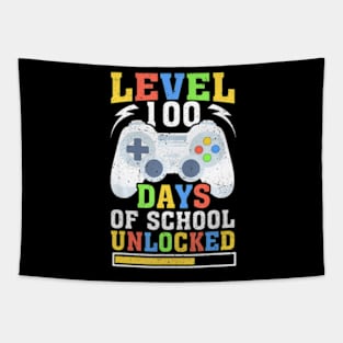 Video Gamer Student 100th Day Teacher 100 Days of School Tapestry